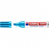 Маркер перманентный edding 500, скошенный наконечник, 2-7 мм, блистер